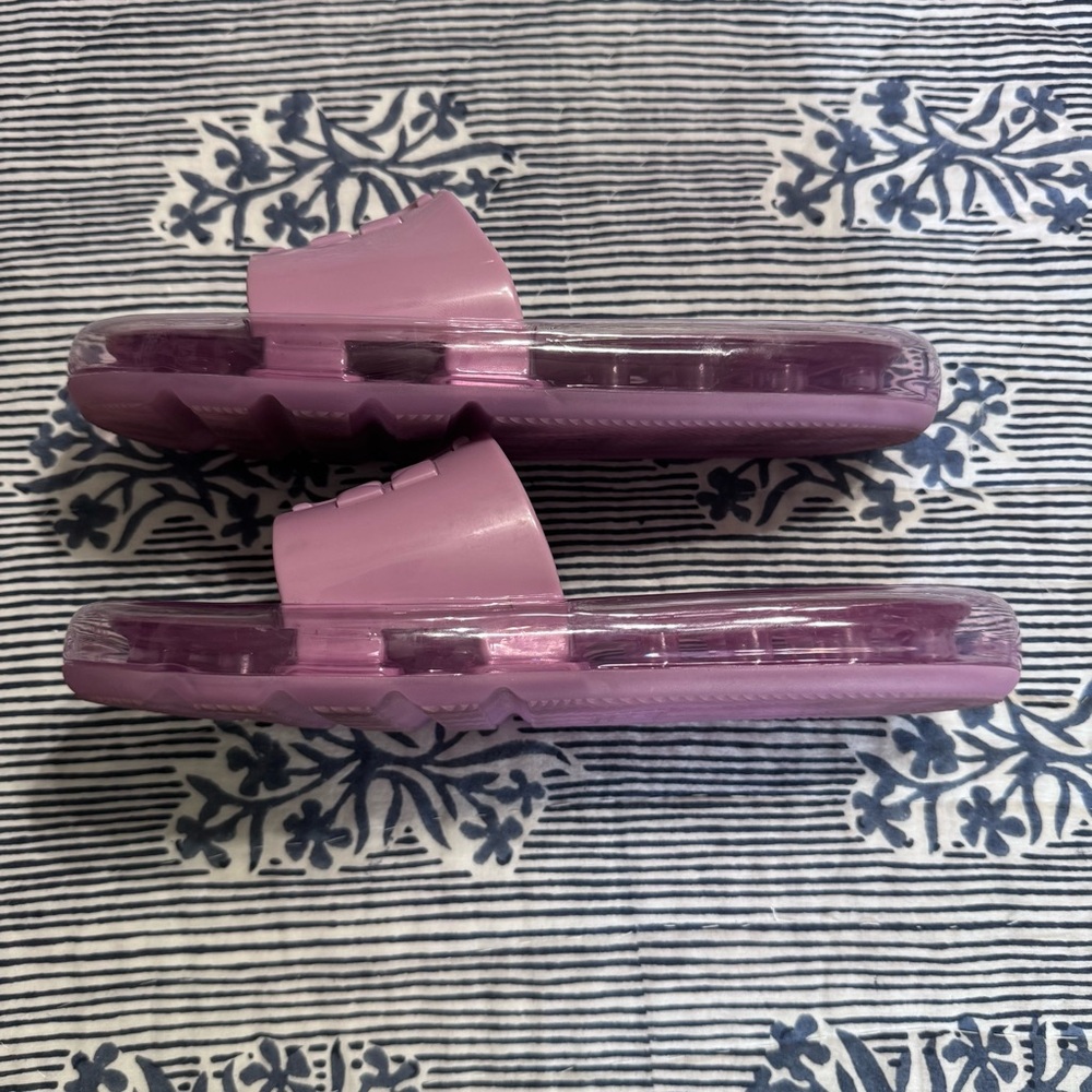 Tory Burch Bubble Jelly Purple Slide Sandals - Picture 9 of 9